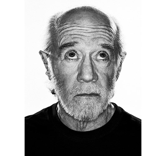 Rainer Hosch - "George Carlin" Los Angeles 2004 - Inkjet eco-solvent print on 265 grms MLFD grafiprint paper  Edition of 5 + 2 AP - 104  x 136 cm, 41 x 53.5 in