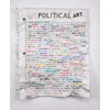 William Powhida - "(A) Political Art" 2022 - Watercolor and graphite on paper mounted on aluminum - 139,5 x 114,5 cm, 55 x 45 in
