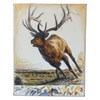 Jed Webster Smith - “Elk Color Study”, 2024 - Watercolor on paper mounted to canvas - 27 x 21 cm, 10,5 x 8 in